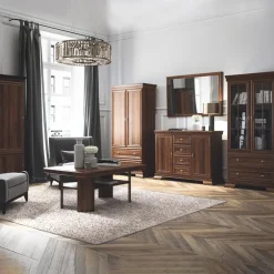 Armadio 88x193h cm 2 ante 2 cassetti arte povera quercia Kelly