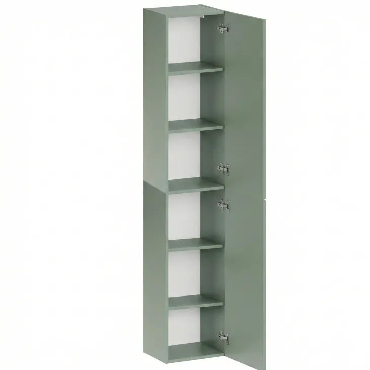 Colonna bagno sospesa 30x160h cm 2 ante verde salvia Speranza