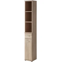 Colonna con libreria 30x203h cm rovere sonoma California Gihome®