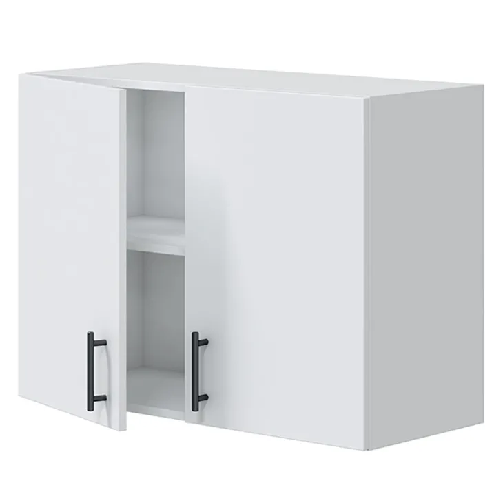 Cucina completa lineare 240 cm componibile bianco lucido rovere Kimera 1