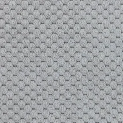 Divano letto angolare 3 posti 244x165cm tessuto grigio Lollypop