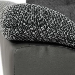 Divano letto angolare sinistra 5 posti 350x205cm grigio scuro Agliana