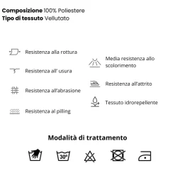 Divano letto regolabile angolare sinistra 4 posti 288x182cm tessuto blu Loungey