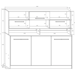 Letto a scomparsa orizzontale 90x200cm singolo con libreria rovere rosa Alvin Gihome®