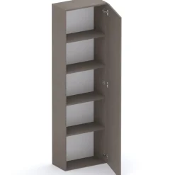 Libreria mobile multiuso scarpiera dispensa 195x186h marrone bronzo Sunset 1003