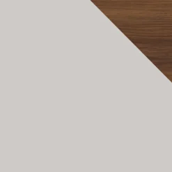 Libreria 60x191 cm 1 anta 3 cassetti 1 vano a giorno beige cashmere noce Arden