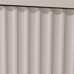 Madia 150x80h cm 2 ante 3 cassetti cannettato moderna beige Vanessa