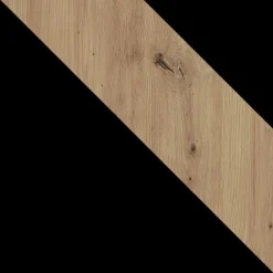 Mensola 110x25h cm da parete rovere nero Duble