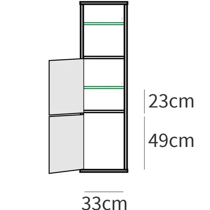 Mobile bagno a terra 100cm con lavabo e colonna 3 ante 1 cassetto rovere bianco Jasmund