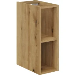 Mobile bagno sospeso cannettato 120cm 4 ante e 2 vani bianco rovere Cleany