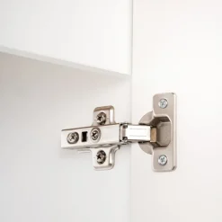Mobile bagno sospeso cannettato 120cm 4 ante e 2 vani bianco rovere Cleany
