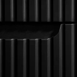 Mobile bagno sospeso 60cm cannettato 2 cassetti nero rovere Cleany