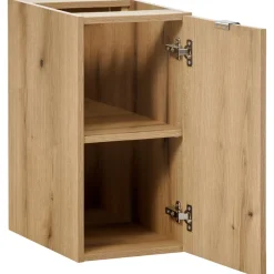 Mobile bagno sospeso 90cm 2 cassetti 1 anta rovere Rovery