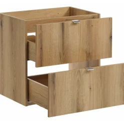 Mobile bagno sospeso 120cm 4 cassetti rovere Rovery