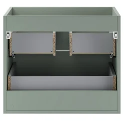 Mobile bagno sospeso 60cm 2 cassetti verde salvia rovere Speranza
