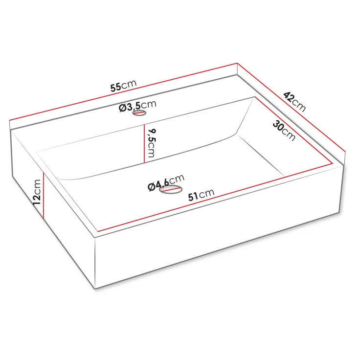 Mobile bagno sospeso 100cm con lavabo, specchio e 2 colonne bianco Krom