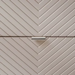 Mobile bagno sospeso 80cm con lavabo 2 cassetti beige cashmere Neutry