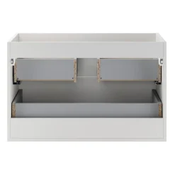 Mobile bagno sospeso 80cm con lavabo 2 cassetti bianco Speranza
