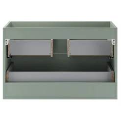 Mobile bagno sospeso 80cm con lavabo 2 cassetti verde salvia Speranza