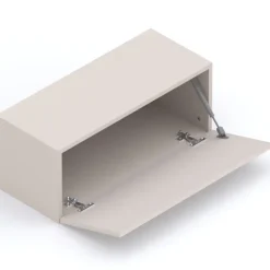 Mobile ingresso 207x260h cm con pannello cannettato beige cashmere rovere chiaro Sunset Decor 1033