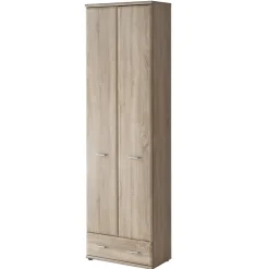 Mobile ingresso 210x203h cm con specchio e appendiabiti rovere sonoma California 4 Gihome®