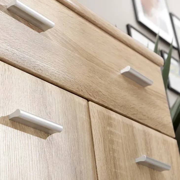 Mobile ingresso 120x203h cm con specchio e appendiabiti rovere sonoma California 2 Gihome®