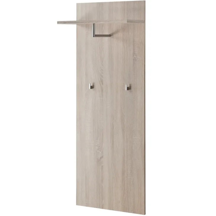 Mobile ingresso 120x203h cm con specchio e appendiabiti rovere sonoma California 2 Gihome®