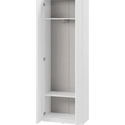 Mobile ingresso 300x200h cm con specchio appendiabiti armadio bianco Accent