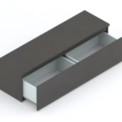 Mobile ingresso 193x220h cm pannello cannettato ossido rovere chiaro Sunset Decor 1013