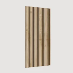 Mobile ingresso 222x240h cm pannello cannettato beige cashmere rovere chiaro Sunset Decor 1017