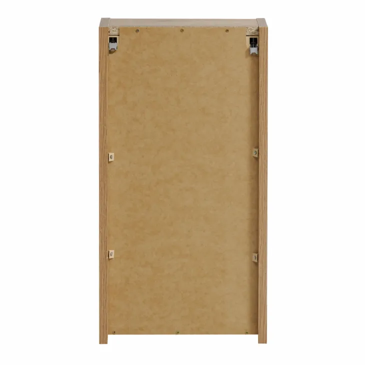 Pensile bagno sospeso 30x57h cm 1 anta rovere Rovery