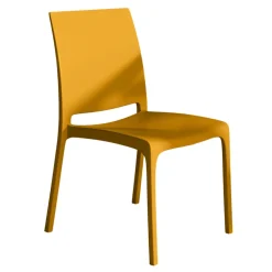 Sedia polipropilene impilabile giallo senape Tape Gihome®