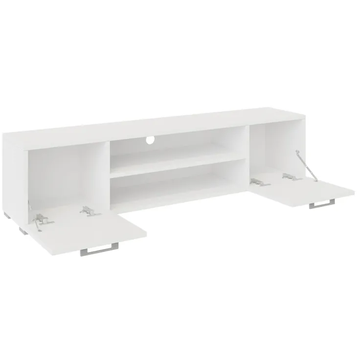 Set mobili soggiorno completo design moderno bianco Pastello