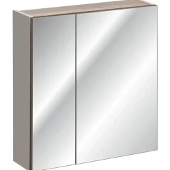 Specchio mobile contenitore 60x65cm grigio Serif