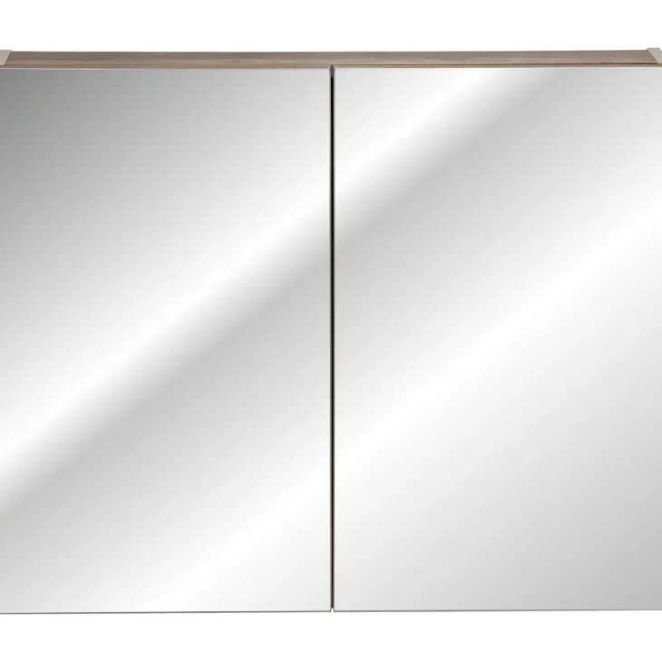 Specchio mobile contenitore 80x65cm grigio Serif