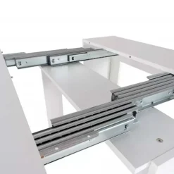 Tavolo consolle allungabile 52/238cm moderno nobilitato bianco opaco Virginia