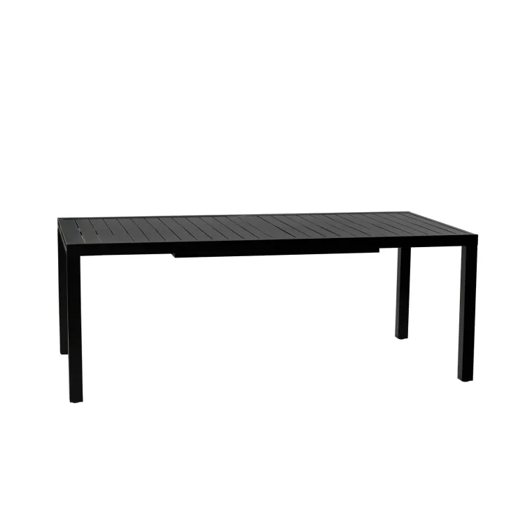 Tavolo da giardino allungabile 200/300x100cm in alluminio antracite Brezza