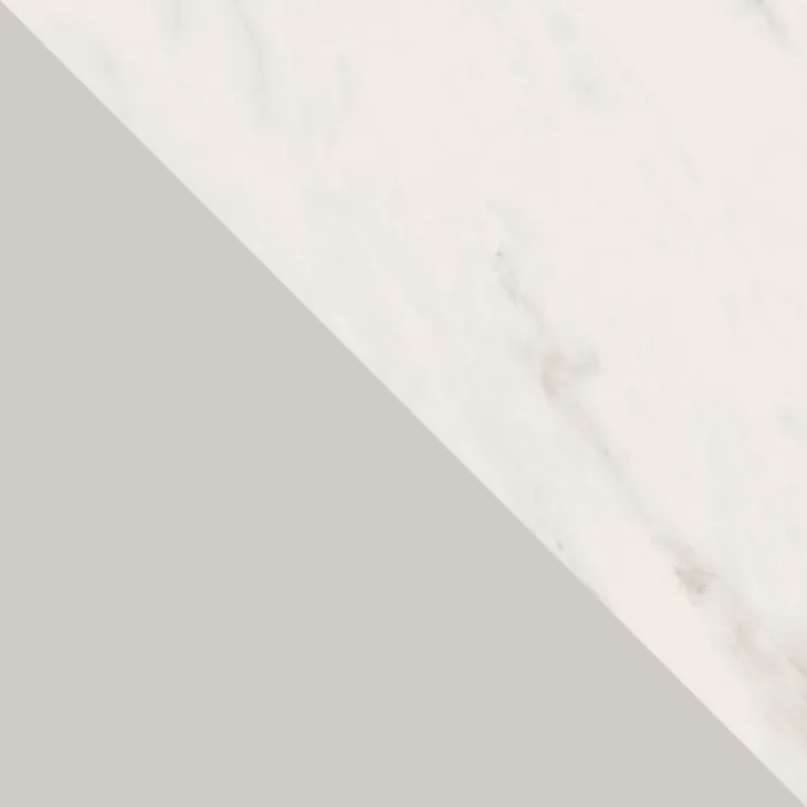 Tavolo da pranzo allungabile 100/176x100 cm rotondo industrial effetto marmo bianco metallo cashmere Monox