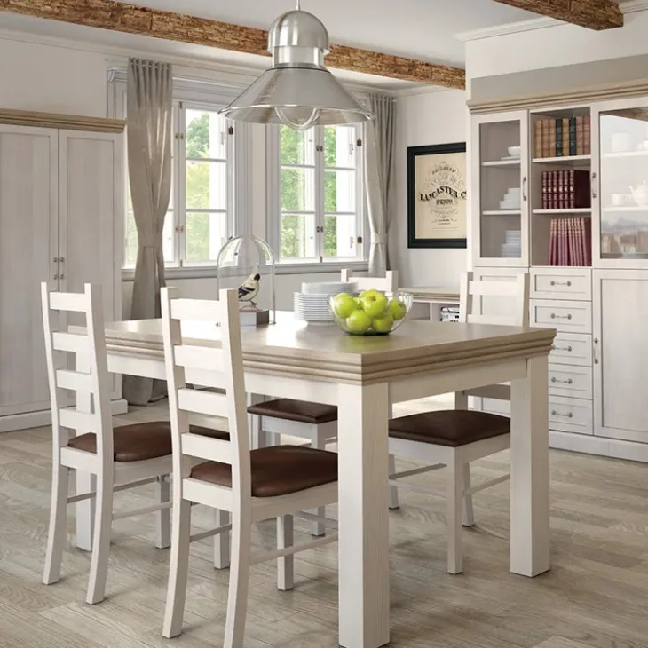 Vetrina 57x187h cm 5 ripiani pino frassinato rovere Blend